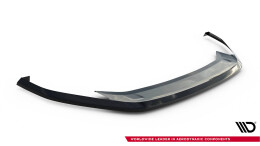 Cup Spoilerlippe Front Ansatz V.6 für VW Golf R / R-Line Mk7 FL schwarz Hochglanz