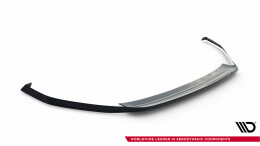 Cup Spoilerlippe Front Ansatz V.7 passend für VW Golf R / R-Line Mk7 Facelift schwarz Hochglanz