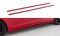 Seitenschweller Ansatz Cup Leisten V.2 passend für VW Golf R / R-Line Mk7 FL rot Hochglanz