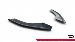 Cup Spoilerlippe Front Ansatz passend für VW Golf R / R-Line Mk7 Facelift schwarz Hochglanz