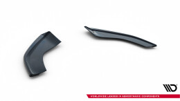 Cup Spoilerlippe Front Ansatz passend für VW Golf R / R-Line Mk7 Facelift schwarz Hochglanz