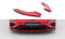 Cup Spoilerlippe Front Ansatz passend für VW Golf R / R-Line Mk7 FL rot Hochglanz