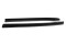 Heck Ansatz Flaps Diffusor V.1 passend für VW GOLF 7 R VARIANT FACELIFT schwarz Hochglanz