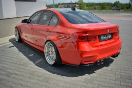 Seitenschweller Ansatz Cup Leisten V.1 passend für BMW M3 F80 schwarz Hochglanz