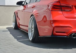 Heck Ansatz Flaps Diffusor V.1 passend für BMW M3 F80 schwarz Hochglanz