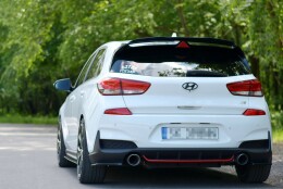 Heck Spoiler Aufsatz Abrisskante passend für Hyundai I30 N Mk3 Hatchback schwarz Hochglanz