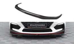 Front Splitter V.2 Hyundai I30 N Mk3 Hatchback / Fastback schwarz Hochglanz