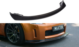 Cup Spoilerlippe Front Ansatz passend für NISSAN 350Z schwarz Hochglanz
