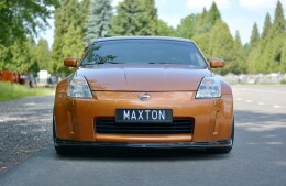 Cup Spoilerlippe Front Ansatz passend für NISSAN 350Z schwarz Hochglanz
