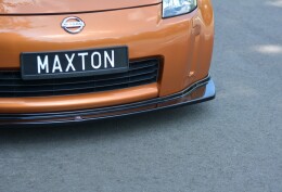 Cup Spoilerlippe Front Ansatz passend für NISSAN 350Z schwarz Hochglanz
