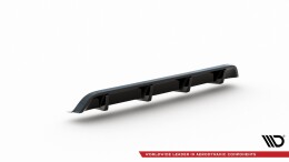 Heck Ansatz Diffusor für VW GOLF Mk7 GTI CLUBSPORT schwarz Hochglanz