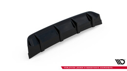 Heck Ansatz Diffusor passend für VW GOLF Mk7 GTI CLUBSPORT schwarz Hochglanz