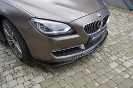 Cup Spoilerlippe Front Ansatz passend für BMW 6er GRAN COUPÉ schwarz Hochglanz